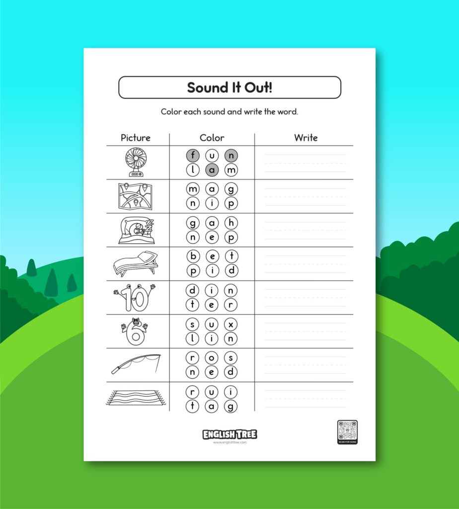 CASTLE IN THE SAND WORKSHEETS (5)