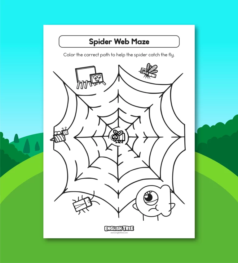 Happy Halloween – Spider Web Maze