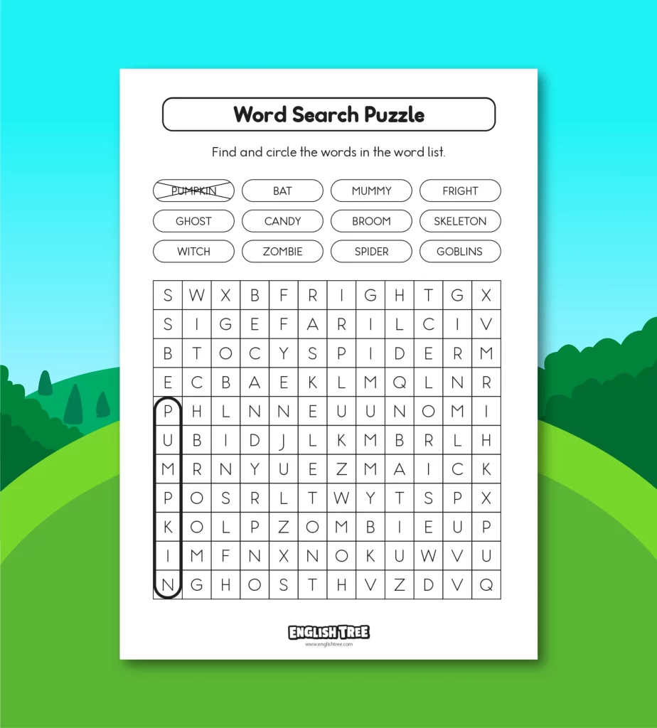 Happy Halloween – Word Search Puzzle_4